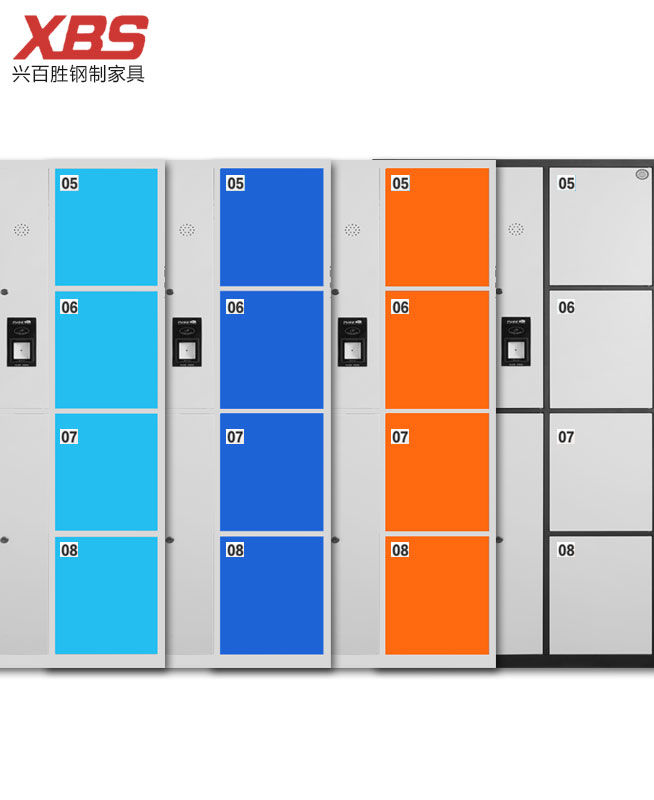 钢制智能扫码储物寄存柜厂家定制铁皮